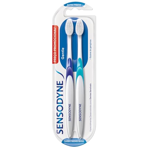Sensodyne Escova de Dente Extra Macia Gentle, para Dentes Sensíve...