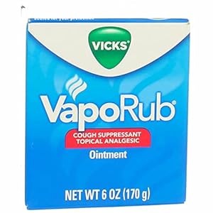 Vick’s VapoRub Ointment, 6 oz (5 Pack)