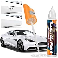 Touch Up Paint for Cars, 2-In-1 Car Touch Up Paint Scratch Remover Pen for Vehicles, Quick & Easy Solution to Erase Car Scratches Touch Up Paint Pen (White)