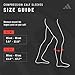 adidas Aeroready Compression Calf Sleeves, Lightweight, Moisture-Wicking Calf Compression Sleeves