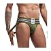Produktbild JOCKMAIL Sexy Slips Jockstrap Männer Herren Sport Unterwäsche Suspensorium Sexy Sportlich Suspensorium Sport Jockstrap Strings Breiter Gürtel Sexy Unterwäsche Strings 7 Farben (M, Amy grün)