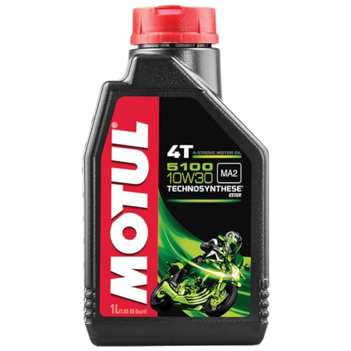 Motul 104062 5100 4T Aceite Motor Sintético 10W30 1lt miniatura 1