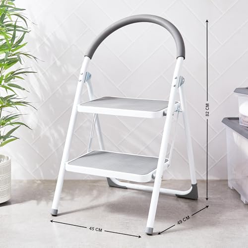 Image of SS24-2 Step Steel Ladder - 46 CM X 51 CM X 82 CM - WK6203A-2