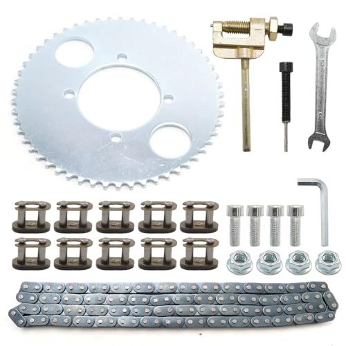 EATAKWARD Rear Sprocket T8F 54 Teeth 116 Link Chain Kit,