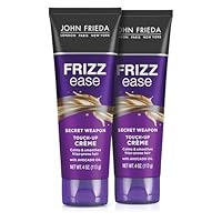 John Frieda Frizz Ease Secret Weapon Touch-Up Crème, Smoothing Cream for Flyaways, Frizz-Free & Split Ends, Infused with Avocado Oil to Seal in Moisture and Eliminate Flyaways, 4 Oz, Pack of 2