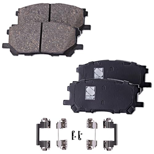 Replacement Front Ceramic Brake Pad Set fits Toyota Highlander Hybrid