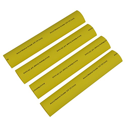Gaine thermorétractable jaune adhésive Ancor pour stopper la corrosion