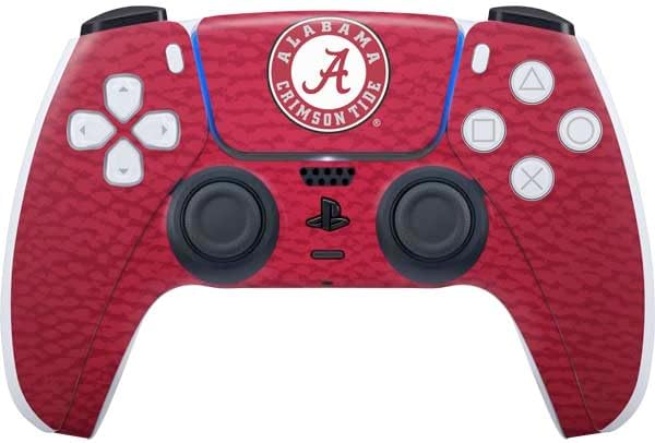 Skinit Decal Gaming Skin Compatible with PS5 Controller - Officially Licensed University of Alabama University Seal Design