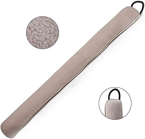 Aserson SR1 Door and Window Draft Stop Cloth Seal, Beige Color 3-Feet Pack of 2