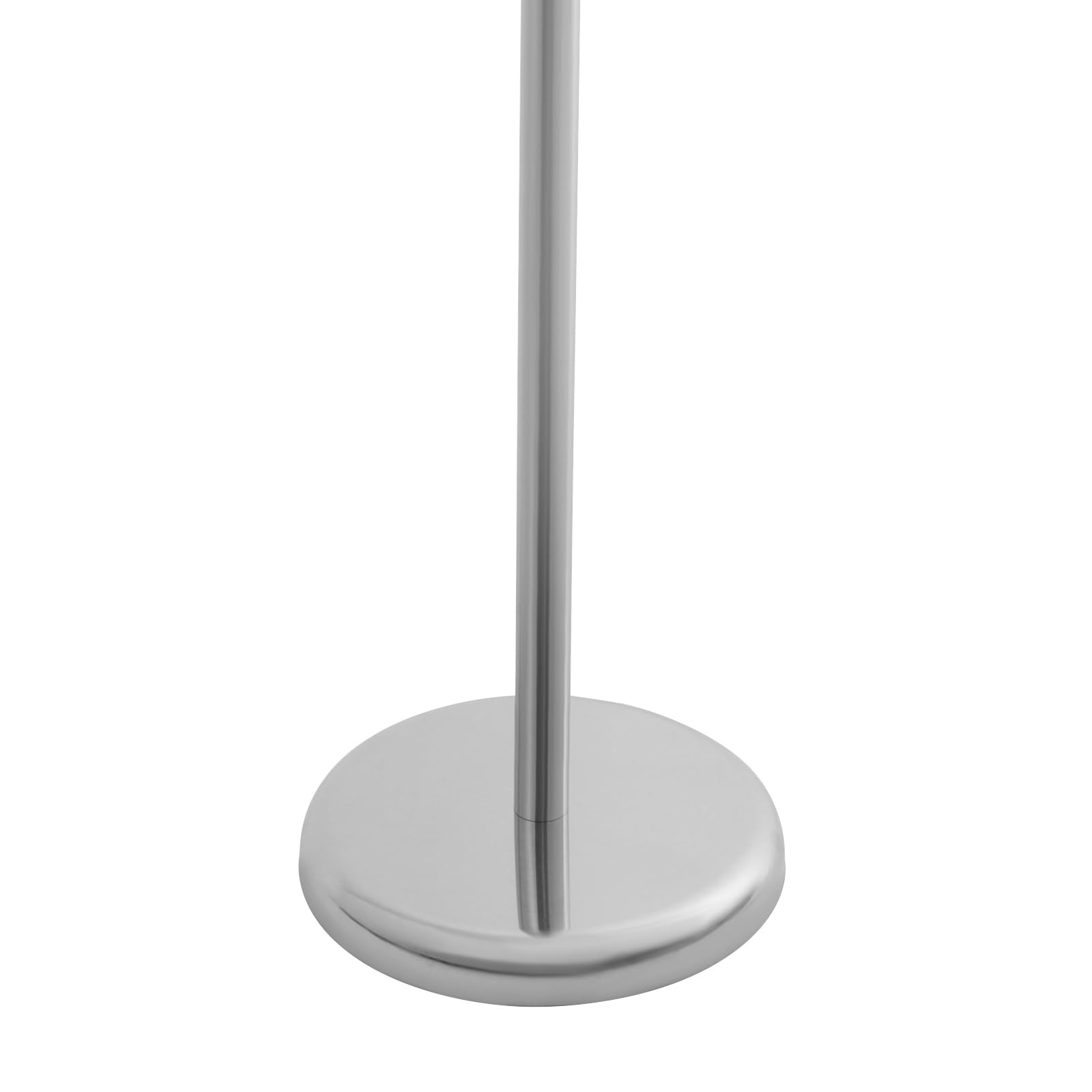Espositore formato A4, 8 pezzi, formato A4, regolabile in altezza, 80-130 cm, per carichi pesanti, espositori orizzontali e verticali, argentati