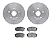 Dynamic Friction Company Front Brake Rotors with 5000 Advanced Brake Pads 6502-80124