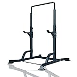 【Multifunktionales Squat-Rack】 - Das Squat-Rack wurde speziell für das Ganzkörpertraining der Familie entwickelt. Kann verwendet werden, um mehrere Muskelgruppen anzusprechen. Kann Krafttraining für Arme, Beine, Brust und Rumpf durchführen.