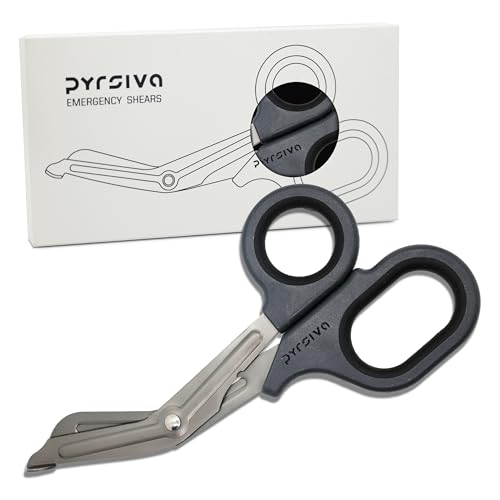 Trauma Shears – 7.5" Titanium-Coated Stainless Steel Bandage Scissors for Nurses, EMTs & Doctors | Professional Medical Shears for First Responders & Wound Care