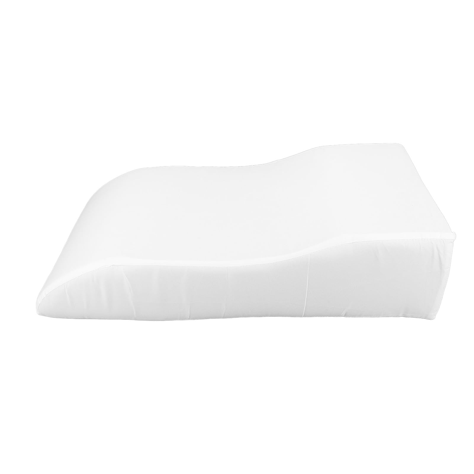 Cojín para Reposapiernas, Almohada Transpirable para Apoyo de Piernas, Almohada de Esponja para Elevación de Piernas, con Funda Agradable para la Piel, Diseño de Curva en S, para
