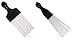 Afro Pick w/ Black Fist - Metal African American Hair Comb Combo