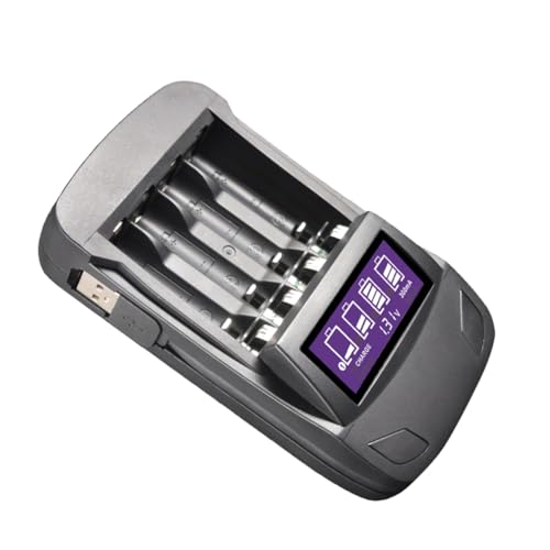 Chargeur de batterie à emplacements jojofuny pour restaurer les piles usagées