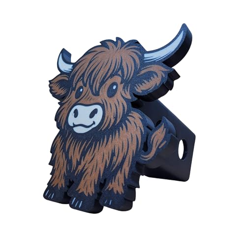 Highland Cow Trailer Hitch Cover