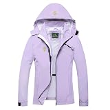 GIISAM Light Rain Jacket Women Purple Ladies Rainjackets Waterproof Windproof Woman Thin Raincoat for Teen Juniors