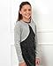 BOLEROSE Girls Long Sleeve Sparkle Cardigan Childrens Kids Bolero Shrug (Silver, 7-8 YRS)