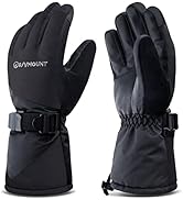 Amazon.co.jp: rivmountスキーグローブ スノボグローブ 3Mシンサレート