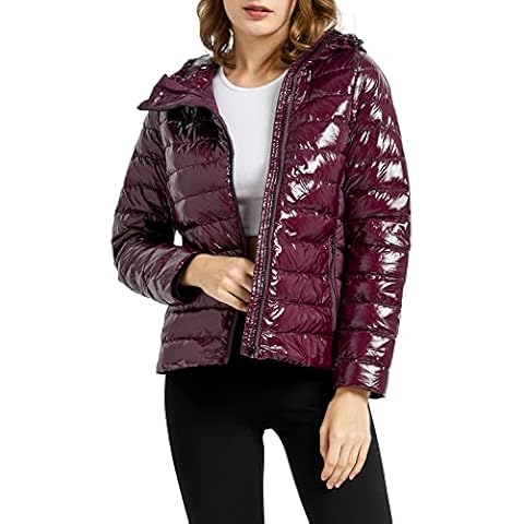 Orolay Chaqueta Acolchada Corta y Ligera con Capucha Cover