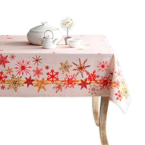 Maison d'Hermine Cotton Rectangle Tablecloth 60x90 (Crystal Star)