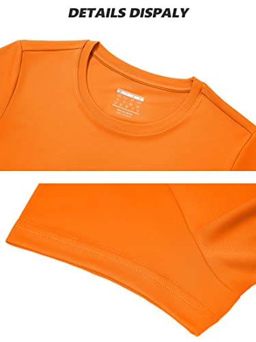 TACVASEN Camisas femininas de manga curta para o verão, proteção solar, FPS 50+, secagem rápida, par