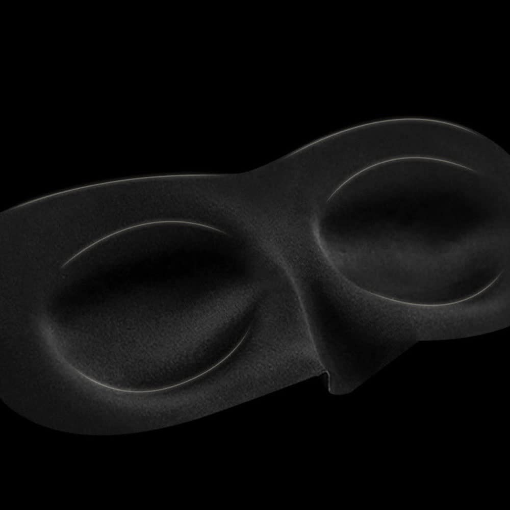 Schlafmaske for Rücken- und Seitenschläfer, lichtundurchlässig, Schlafmaske mit 3D-Nachtbindung, ultraleichte Reise-Augenabdeckung