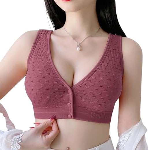 Jalodari Women's Cotton New Moms Padded Front Open Feeding Maternity Baby Nursing Bra