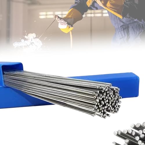 50Pcs Aluminum Brazing Rods Aluminum Welding Rods Welding Sticks Low Melt Welding Rods 716F-752F 2/32x13 Aluminum Rod No Flux Required soldadura de aluminio for all Position