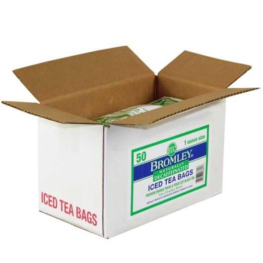 Bromley Decaffeinated Bags Tea 50 Case 1 Ounce