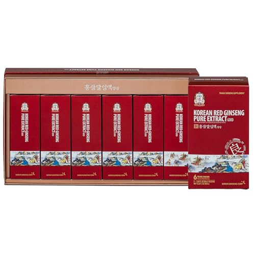 JungKwanJang Korean Red Ginseng Pure Extract Good | Korean Red Ginseng, Ginseng Extract with Premium Grade Ginseng | Boosts Energy, Immunity, Stamina, Blood Circulation | 30 Count