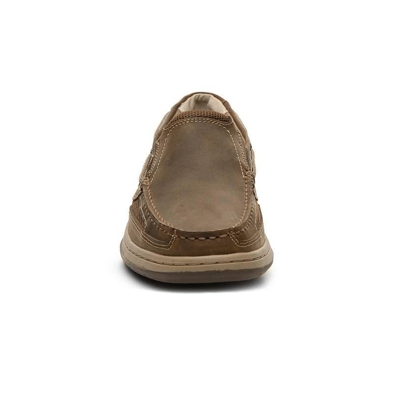 Margaritaville Men's Padded Tongue and Collar Double Gore Stretch Slip on Boat Shoe2