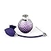 Coolrunner Crystal Art Vintage Style Refillable Perfume Atomizer Long Spray Bottle 100ml (Purple)