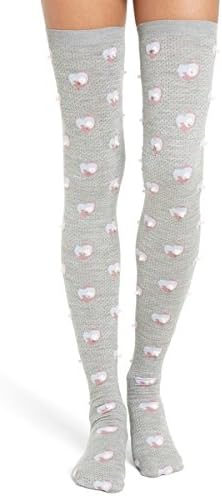 Amazon マークジェイコブス アンダーウェア 靴下 Marc Jacobs Embellished Thigh High Wool Grey Melan 並行輸入品 靴下 通販