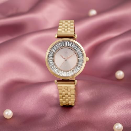 Fastrack Store Fastrack Vyb Ember Rose Gold Watch for Women - Image 8