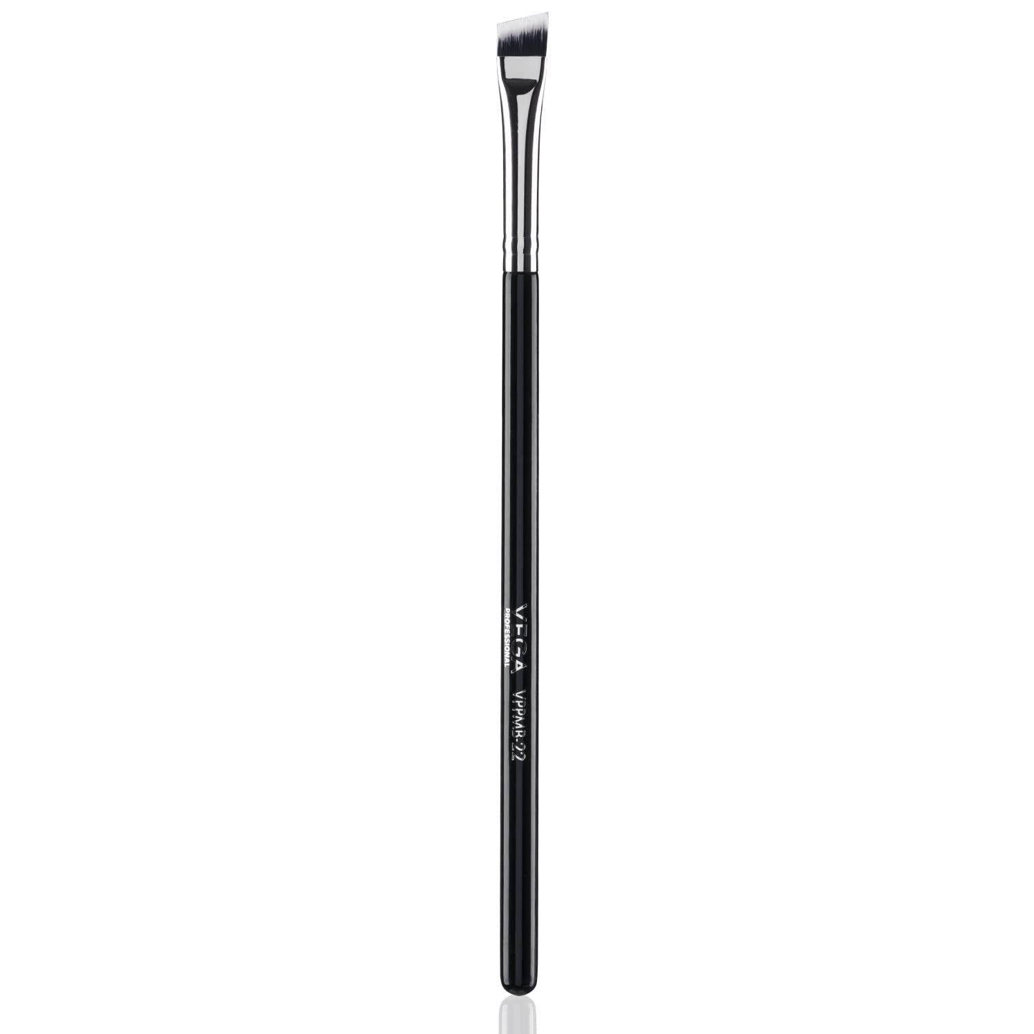 VEGA PROFESSIONAL Small Angular Liner Brush, Soft Bristles, Copper Furrele, Wooden Handle, (VPPMB-22)-image-26