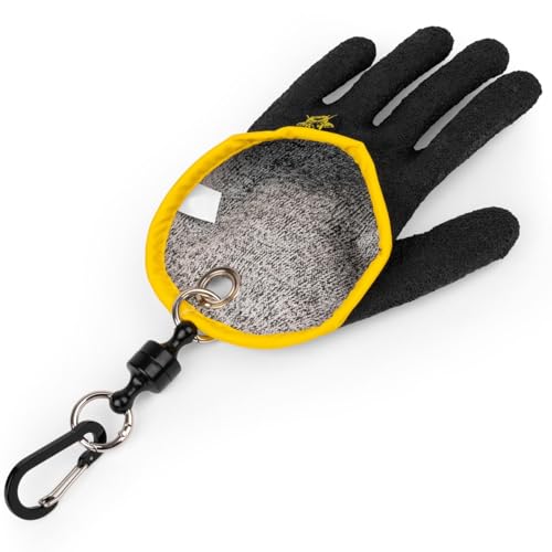Gant gauche chat noir XL en maille souple unitaire