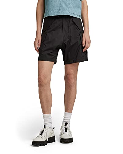 G-Star Raw Cargo Shorts, Pantalones Cortos Para Mujer, Negro Dk Black D22899-D308-6484 , 29