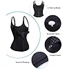 Nebility-Women-Waist-Trainer-Corset-Zipper-Vest-Body-Shaper-Cincher-Tank-Top-with-Adjustable-Straps Nebility Women Waist Trainer Corset Zipper Vest Body Shaper Cincher Tank Top with Adjustable Straps (4XL, Black)