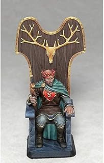 Stannis Baratheon on Throne Miniature George R.r. Martin Masterworks Dark Sword Miniatures