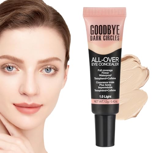 Eventerde Corriente de mancha, corrector de cara,Corredor de de 12 g de peso ligero | Base líquida duradera, maquillaje de corrección de color natural