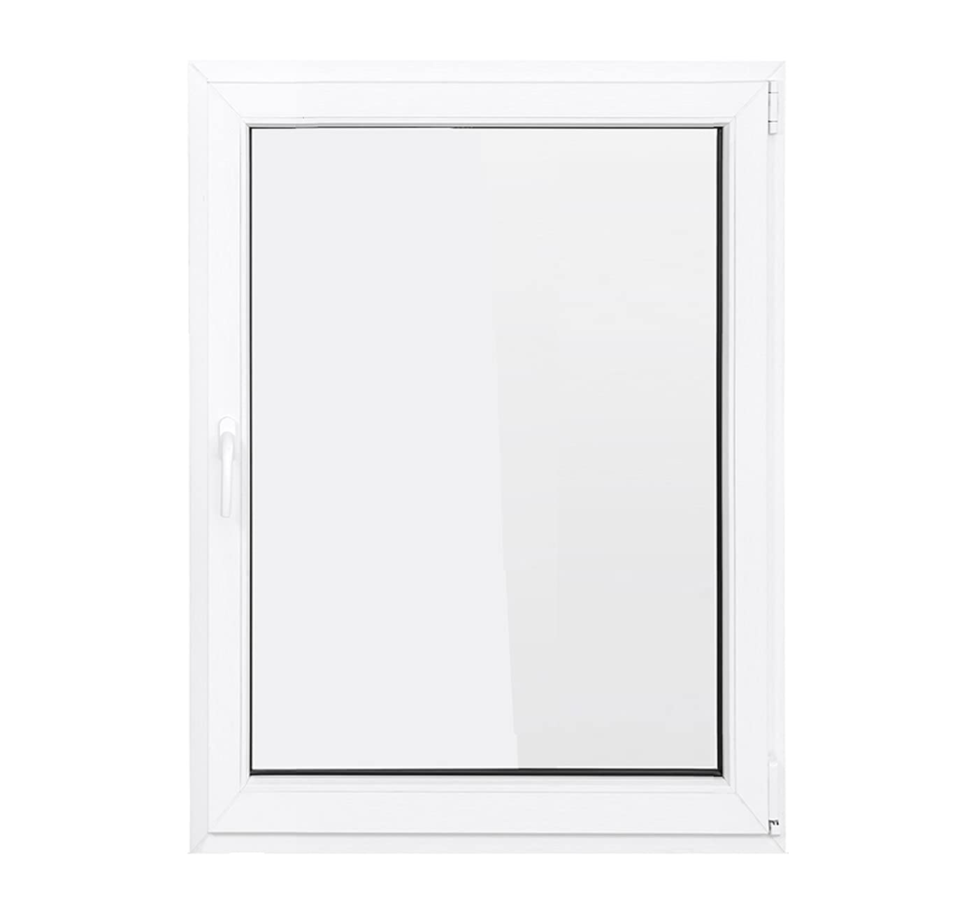 Bastion Fenster Kellerfenster 1 Flügel Dreh-Kipp 2-fach Verglasung RC2 BA weiß 70 mm Profil (900x1200 mm Rechts)