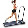 Dempower Walking Pad Treadmill, Under Desk Treadmill with Remote Control & LED Display, 0.75 HP - Walking Treadmills for Home Office Exercise, Adjustable Speed, 286 Lbs Capacity