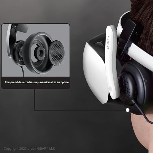 Bionik DreamGEAR Mantis Casque de réalité virtuelle à Clipser Compatible avec PlayStation VR, Design réglable, se connecte Directement au PSVR, Son Hi-FI, Design élégant/PS4/PS5