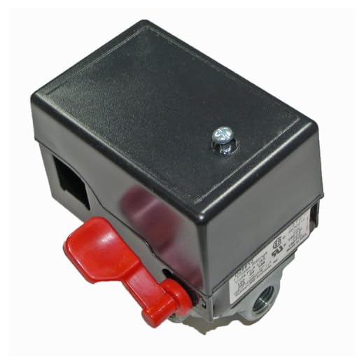 Porter Cable C3150 / C2550 Air Compressor Replacement 4 Port Pressure Switch # 5140117-89
