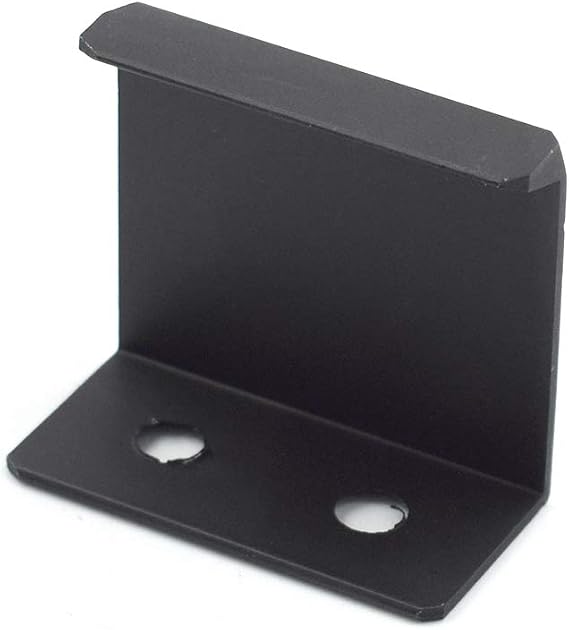 1.38 Inch Finger Pull 10Pcs, 0.63 Inch Hole Centers, Aluminum Alloy, Black