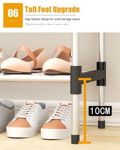 Solution de rangement portable pour petits espaces et étagère à chaussures pour placard