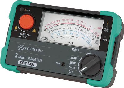dCv (KYORITSU) L[O 3W≏Rv (250V/500V/1000V) model.3431