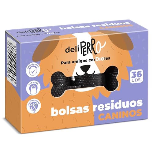 DIA DELIPERRO bolsas para residuos caninos con asas caja 36 unidades